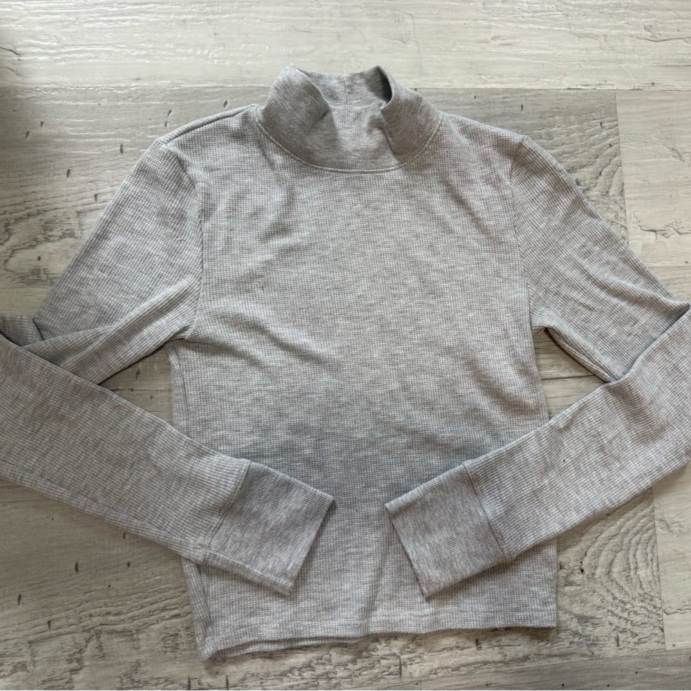 Women's Gray Turtleneck Sweater American eagle